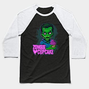 Zombie Cupcake Baseball T-Shirt